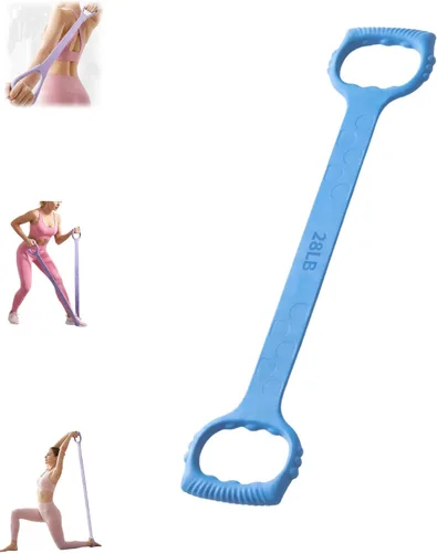 Figura 8 Banda de resistencia de fitness, Figura 8 bandas de ejercicio para mujeres y hombres, 8 bandas de goma de resistencia en forma de brazos,