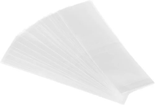 Miniatura 11 de PATIKIL Bandas retráctiles perforadas de 6.102 x 1.575 in, paquete de 400 bandas termocontraíbles de PVC para tapas de diámetro de 3.74 a 3.82