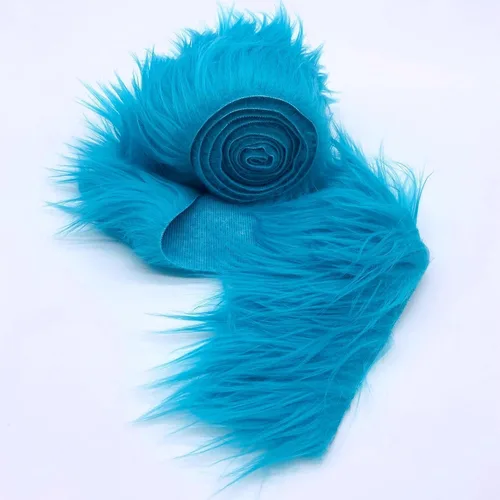 Miniatura 6 de Ice Fabrics Craft - Rollos precortados de tela de piel sintética, tiras de tela mohair de 2 x 60 pulgadas, súper suaves y mullidos, perfectos