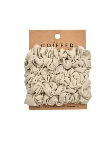 Miniatura 7 de Coiffed + Co. Coleteros de viscosa de bambú apilados (color: arena) 6 unidades (albaricoque)