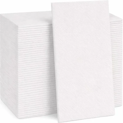 Miniatura 10 de Toallas desechables hechas en Italia para invitados con tacto de lino, servilletas de baño de alta calidad, suaves y absorbentes, elegantes