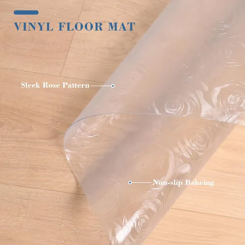 Miniatura 3 de Tydle Tapete para silla para suelos duros, 36 x 48 pulgadas, tapete para silla de oficina para suelos de madera dura, tapete de vinilo