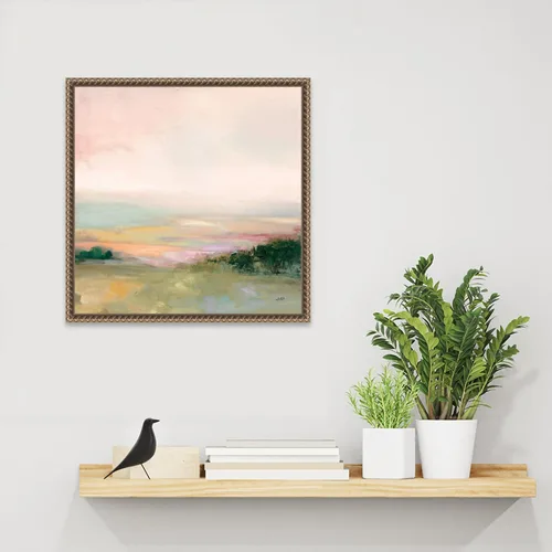 Miniatura 6 de Amanti Art Lienzo enmarcado para pared, 16 x 16 pulgadas, valle oscuro brillante por Julia Purinton, lienzo enmarcado para pared, obras de arte