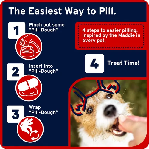 Miniatura 4 de Maddie's American Pet Products Easy Pill Ultra - Envoltura para perros – Bolsillo para ocultar píldoras hipoalergénicas, bolsa o envoltura – Fórmula