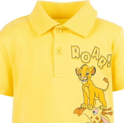 Miniatura 6 de Disney Polo y pantalones cortos de Mickey Mouse de Rey León para niños pequeños y grandes