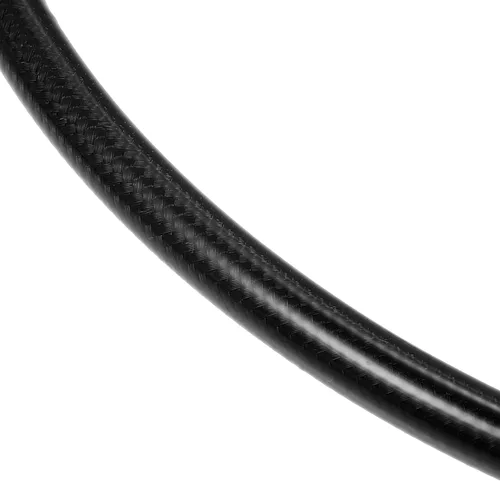 Miniatura 7 de X AUTOHAUX 27.6 in 27.56 "Longitud 0.394 in ID motocicleta freno hidráulico tubo manguera aceite tubo 28° 0° acero inoxidable trenzado cable
