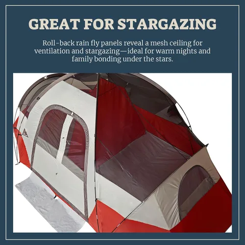 Miniatura 2 de Wenzel Modified Dome Camping Tent for Car Camping, Traveling, Festivals, and More