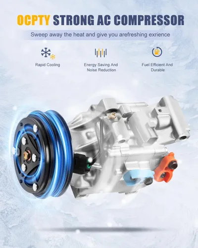 Miniatura 2 de OCPTY Compresor de CA para Toyota Echo 1.5L 4710487 471-0487 4711341 75121