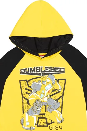 Miniatura 5 de Transformers Sudadera con capucha de manga larga de vellón para niños Optimus Prime Bumblebee