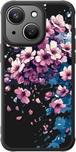 Miniatura 41 de FUNMIKO Funda para iPhone 16 Plus, carga inalámbrica y protección de grado militar, diseño floral moderno para mujeres y niñas, funda antideslizante