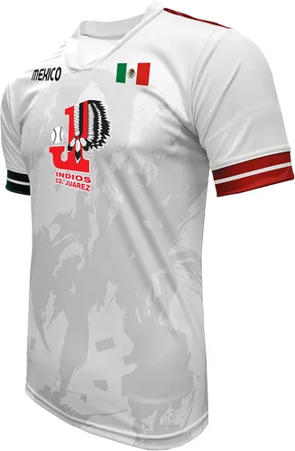 Miniatura 2 de Jersey México Indios de Ciudad Juárez 100% Poliéster BlancoGris_Hecho en México