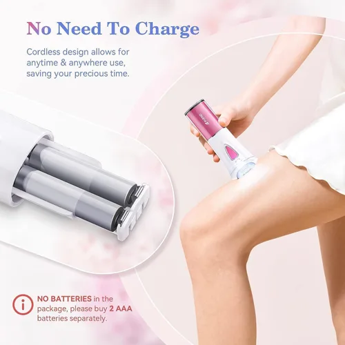 Miniatura 4 de Mini Epilator, Facial Hair Remover for Women, Full Body Smooth Glide Epilator, Portable Electric Lady Shaver for Face, Armpits, Arms, Bikini, and