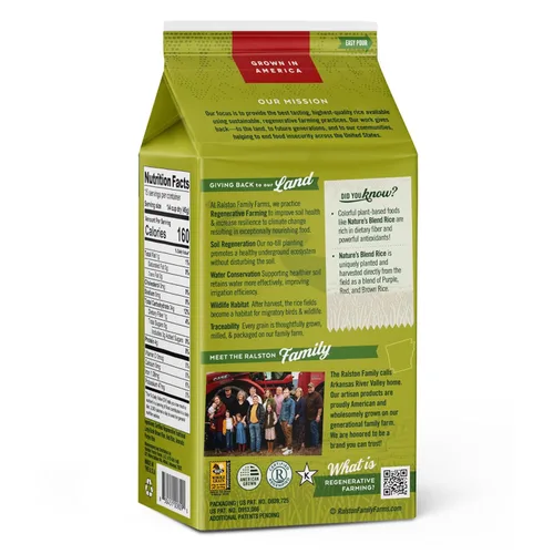 Miniatura 3 de Ralston Family Farms Nature's Blend Arroz, caja de 24 onzas: paquete de 6, cultivado en Estados Unidos, sin OMG, naturalmente libre de gluten