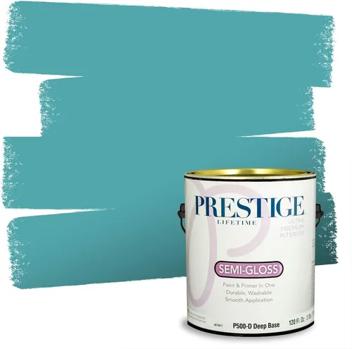 Miniatura 180 de PRESTIGE Pintura interior e imprimación en uno, azul cielo, semi-brillante, 1 galón