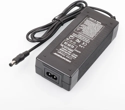 Miniatura 2 de Cargador para cargador de batería de 42 V 36 V Cargador de batería de repuesto Salida 2A 1 Prong DC Puerto redondo 5.5