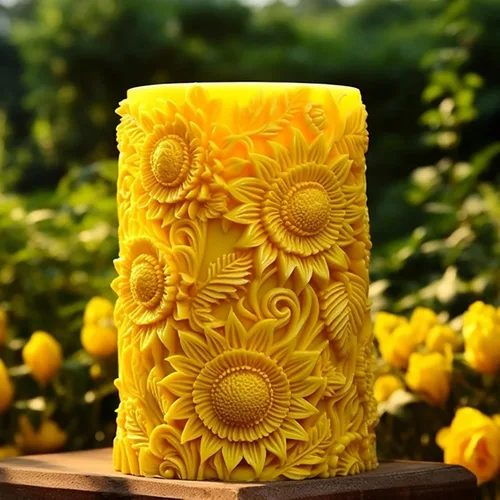 Miniatura 8 de Molde de vela de ardilla, moldes de silicona de fundición de resina para decoración del hogar y fabricación de velas, molde en espiral de onda