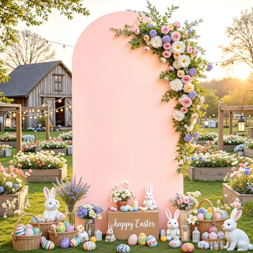 Miniatura 39 de Cubierta de Fondo de Arco Negro, Cubierta de Arco Ajustada de Spandex de 6 Pies para Arco de Boda Chiara Elástica de Arco de Fondo Redonda