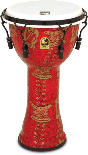 Miniatura 12 de Toca Freestyle II Mecánicamente Tuned Djembe - Puesta de sol africana