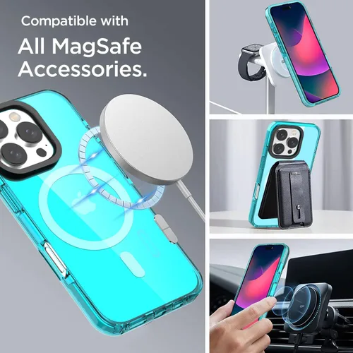 Miniatura 128 de AICase Funda protectora para iPhone 16 compatible con iPhone 16, delgada, ligera, transparente [no amarillenta] Diseño vibrante