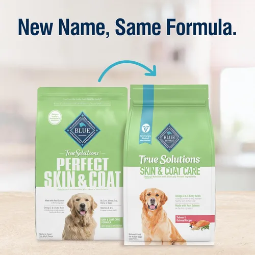 Miniatura 2 de Blue Buffalo True Solutions - Alimento seco natural para el cuidado de la piel y el pelaje para perros adultos, salmón, bolsa de 11 lb