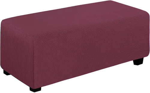 Miniatura 67 de Easy-Going Funda Elástica para Otomana Taburete de Almacenamiento Plegable Protector de Muebles Funda Rectangular Suave con Parte Inferior Elástica