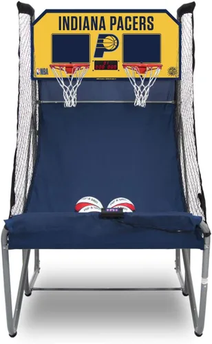 Miniatura 23 de Pop-A-Shot - Home Dual Shot Arcade Basketball Game with NBA Graphics l Sensor Scoring l 16 Game Modes l 7 Balls l Foldable Storage l for All NBA Fans