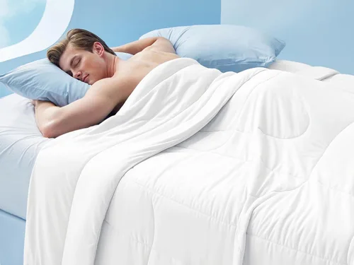 Miniatura 15 de Bedsure Edredón refrescante tamaño Queen, mantas refrescantes para durmientes acalorados, edredón ligero para verano con tecnología fresca de doble
