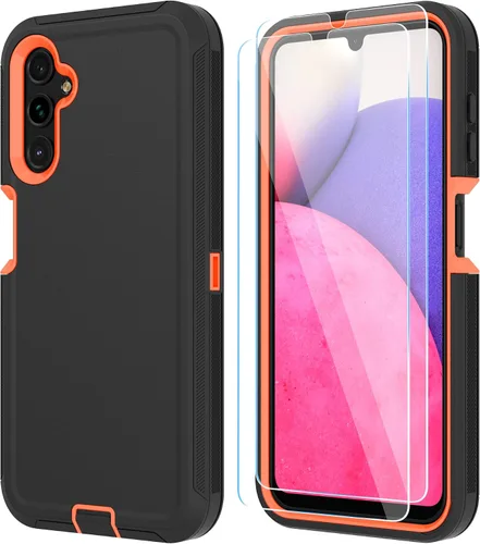 Miniatura 9 de ONOLA Funda compatible con Samsung Galaxy A14 5G con protector de pantalla HD, resistente a los golpes y a las caídas de servicio pesado, funda de 3