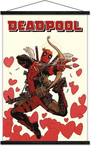 Miniatura 7 de Marvel Comics Deadpool - Póster de pared de Cupido, 22.4 pulgadas de largo x 14.7 pulgadas de ancho, versión premium sin marco