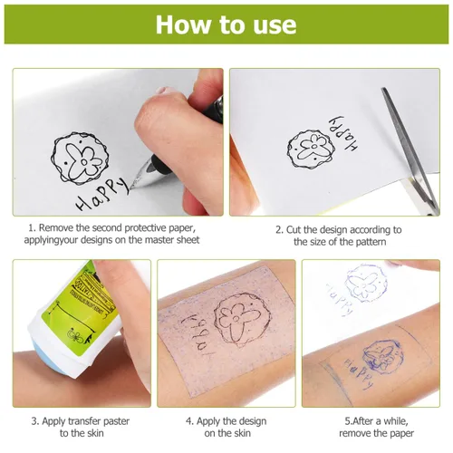 Miniatura 6 de DOITOOL 2 piezas de gel de transferencia de tatuajes para suministros de tatuaje, gel de transferencia de tatuajes, suministros de transferencia