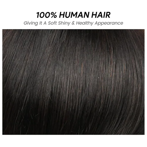 Miniatura 5 de Straight Human Hair Wigs with Bangs 180% Density 2x4 Lace Front Wigs with Bangs Closure Wear and Go Glueless Wigs 100% Brazilian Virgin Human Hair