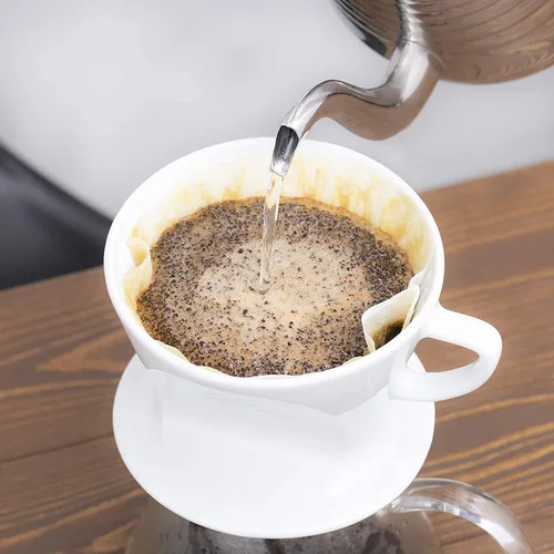 Miniatura 4 de Kalita (Carita) Filtro de café FP102 blanco (100 unidades) para gotero de 2 a 4 tazas, importación de Japón