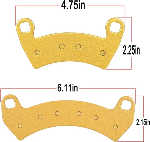 Miniatura 2 de Pastillas de freno resistentes para Polaris 1000 RZR XP Turbo EPS 4 Pro XP, para Polaris RZR RS1 XP XP4 Turbo 2016-2021