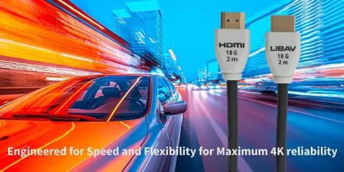 Miniatura 5 de Liberty AV Zero-G 18G - Cable HDMI de alta velocidad súper flexible (8.2 ft)