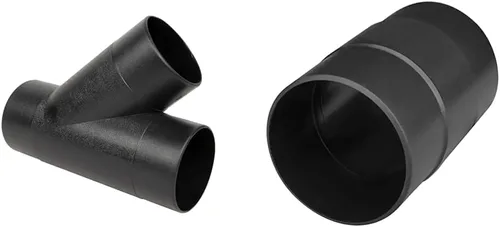 Miniatura 12 de POWERTEC 70106 - Conector de manguera de recolección de polvo de ajuste en Y, negro y 70149-P2 4 pulgadas con control de polvo flexible