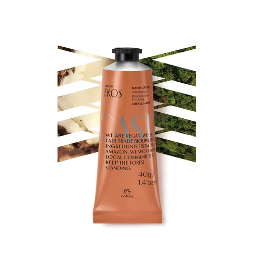 Natura - Crema de Manos de Nuez de Brasil - Bálsamo de Manos Castanha Anti-Sequedad - Hidratante de Piel con Hidratación Profunda de 24 Horas -
