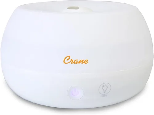 Crane Humidificador ultrasónico portátil de viaje y difusor de aroma, niebla fría de 0.2 galones, no requiere filtro, bandeja de aceite esencial