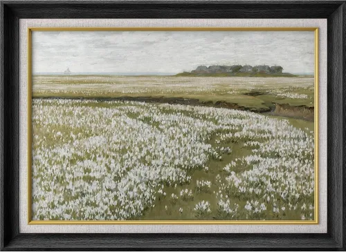 Miniatura 330 de MUDECOR Lienzo enmarcado prémium para pared, pinos nevados en bosque de invierno, ilustraciones modernas, arte contemporáneo, escénico, divertido