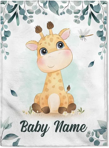 Miniatura 17 de FLOCHIL Manta de bebé personalizada para niños, manta de bebé personalizada con nombre, manta de bebé de bosque personalizada, regalo para baby