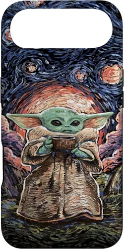 Miniatura 27 de Star Wars: The Mandalorian The Child Starry Night Style - Carcasa para iPhone 17