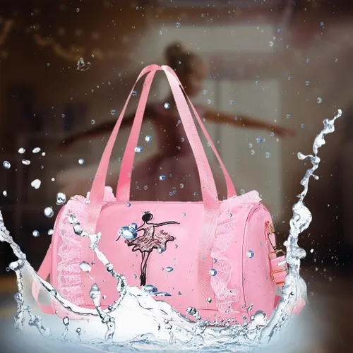 Miniatura 5 de Lindo Ballet Dance Bag Princess Mochila Rosa Bolso de hombro Niñas
