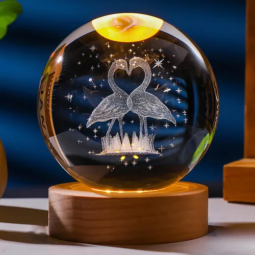 Miniatura 13 de Regalos de ajolote 3D para mujer, bola de cristal de 2.362 in, figuras de ajolote, decoración de animales de cristal, artículos de animales