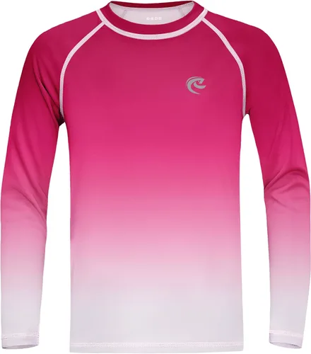 Miniatura 18 de Camiseta de natación de manga larga UPF 50+ para niños, paquete de 1 o 2 unidades de protección solar UV Rash Guard, camisetas de agua SPF