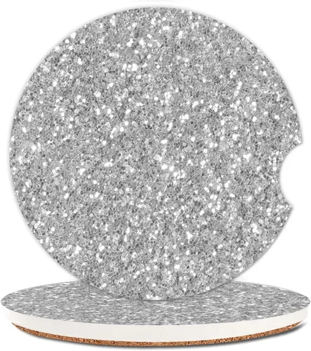 Miniatura 7 de Portavasos absorbentes para automóvil, paquete de 2 posavasos de piedra de cerámica para mujeres y hombres, 2.56 pulgadas