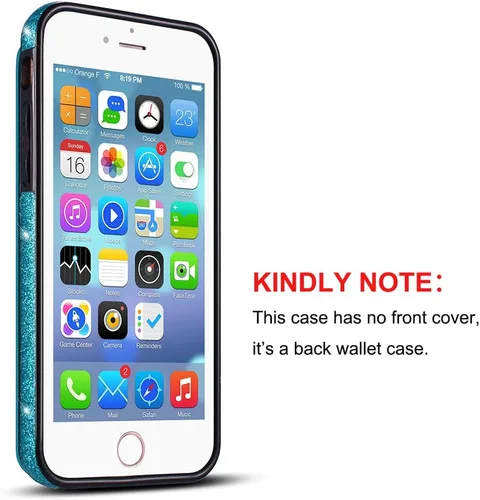 Miniatura 7 de Funda de piel tipo cartera para iPhone con (dos cierres magnéticos), (ranuras para tarjetas) función atril