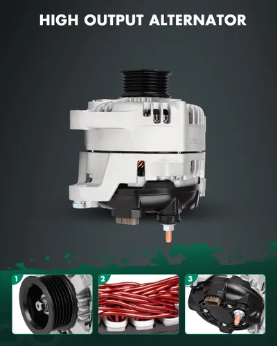 Miniatura 4 de SCITOO Reemplazo del alternador para Hyundai para Santa Fe 2019-2020, para Hyundai para Sonata 2015-2019, para Kia para Optima 2016-2020, para Kia