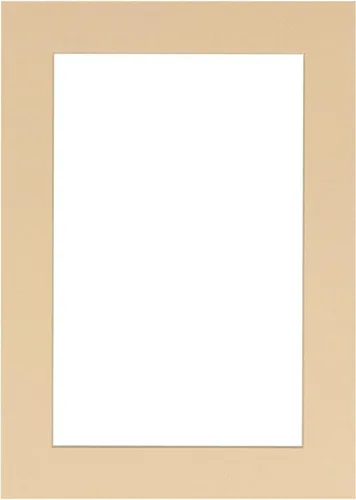 20x30 Mat Bevel Cut para fotos de 18 x 26 - Matboard precortado beige sin ácidos, para fotos, marco, grosor de 4 capas