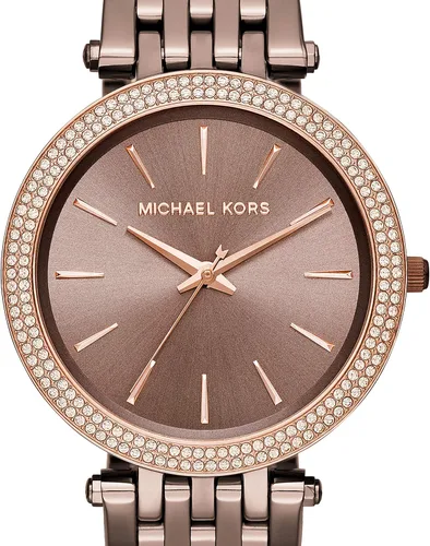 Miniatura 3 de Michael Kors Darci 3 - Reloj de mano con detalles brillantes, 1.535in, Darci Reloj de malla de tres manecillas