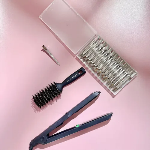 Miniatura 4 de HiJeaton 24 piezas de pinzas de metal con pico de pato para mujeres, para peinar y dividir el cabello, horquillas plateadas para cabello largo