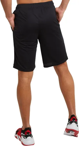 Miniatura 2 de Champion Men's Sport Shorts, Standard Fit, 10 Inch Inseam, Lightweight Fabric, Moisture-Wicking Negro